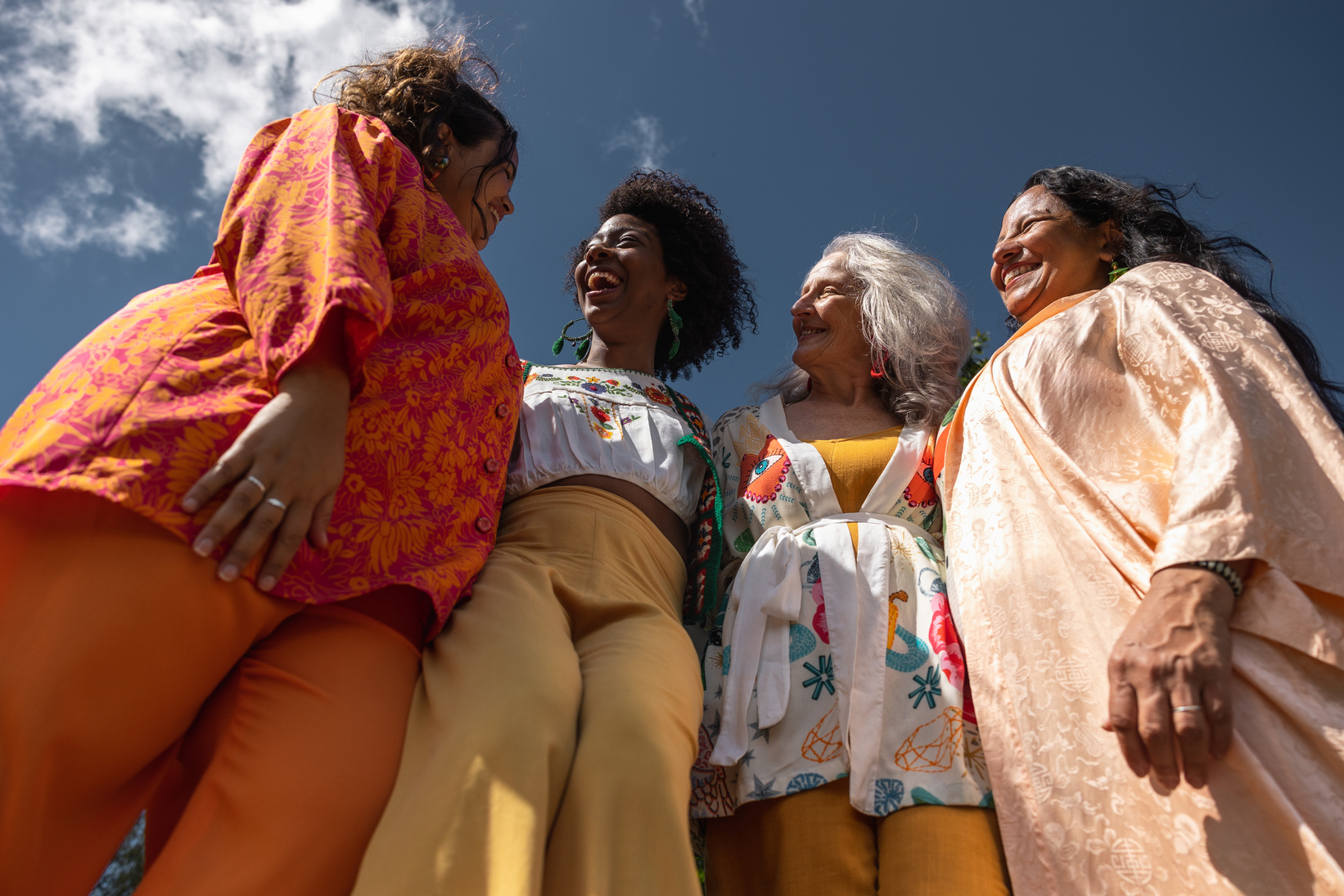 Brazilian Women Group of Diverse Women Outdoors